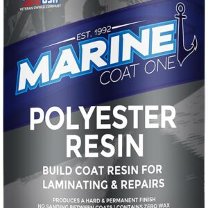 Marine Coat One Gel Coat Repair Kit for Boats, Repairs Nicks Holes on  Fiberglass Hulls with MEKP Hardener for Hard Cure & Complete Color Match  Kit (6