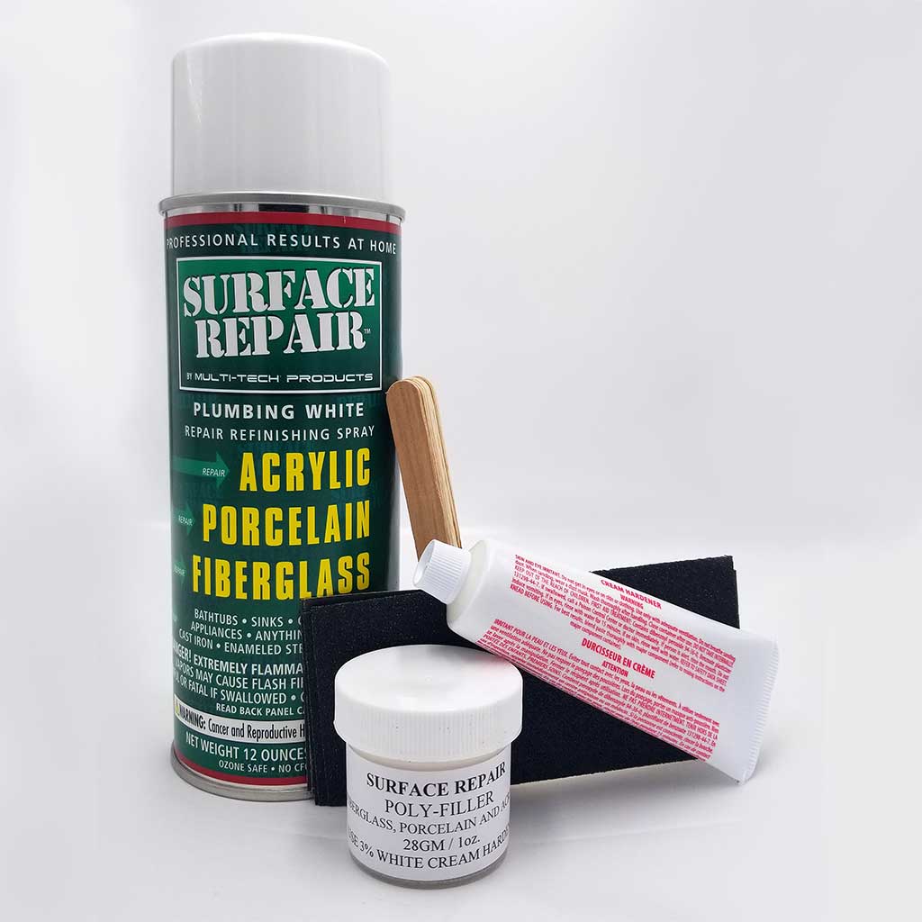 Fiberglass Repair Kit, Porcelain Repair Kit - Fiberglass Tub Repair Kit for  Acrylic, Tub Repair Kit for